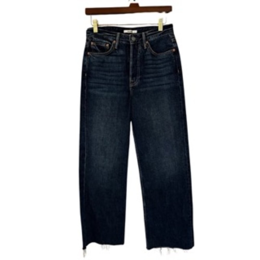 GRLFRND Bobbi High-Rise Wide Leg Jean - Size 26